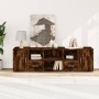 Corner furniture made of smoked oak engineered wood, 160x40x45 cm by , Closets and storage - Ref: Foro24-3307823, Price: 140,...