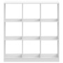 Estantería de madera de ingeniería blanca 102x32x108 cm de , Librerías y estanterías - Ref: Foro24-3307837, Precio: 110,15 €,...