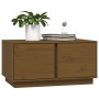 Mesa de centro madera maciza de pino marrón miel 80x50x40 cm de vidaXL, Mesas de centro - Ref: Foro24-814422, Precio: 70,87 €...