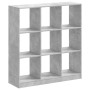 Estantería de madera de ingeniería gris hormigón 102x32x108 cm de , Librerías y estanterías - Ref: Foro24-3307840, Precio: 10...