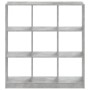 Estantería de madera de ingeniería gris hormigón 102x32x108 cm de , Librerías y estanterías - Ref: Foro24-3307840, Precio: 10...