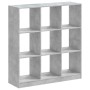 Estantería de madera de ingeniería gris hormigón 102x32x108 cm de , Librerías y estanterías - Ref: Foro24-3307840, Precio: 10...