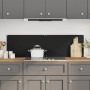 Kitchen splashbacks 2 units black tempered glass 70x60 cm by , Kitchen tools and utensils - Ref: Foro24-3315797, Price: 68,23...