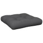 Cushion for pallet sofa, gray fabric, 60x60x12 cm by , Cushions for chairs and sofas - Ref: Foro24-360447, Price: 26,99 €, Di...