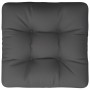 Cushion for pallet sofa, gray fabric, 60x60x12 cm by , Cushions for chairs and sofas - Ref: Foro24-360447, Price: 26,99 €, Di...