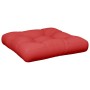 Cojín para sofá de palets de tela rojo 60x60x12 cm de , Cojines para sillas y sofás - Ref: Foro24-360453, Precio: 16,30 €, De...