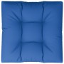 Cojín para sofá de palets de tela azul 70x70x12 cm de , Cojines para sillas y sofás - Ref: Foro24-360479, Precio: 26,99 €, De...