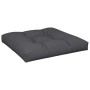 Cushion for pallets, black fabric, 80x80x12 cm by , Cushions for chairs and sofas - Ref: Foro24-360498, Price: 39,99 €, Disco...