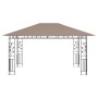 Gazebo with taupe gray mosquito net 4x3x2.73 m 180 g/m² by vidaXL, Tents and gazebos - Ref: Foro24-312252, Price: 320,82 €, D...