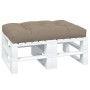 Cojín de asiento de jardín de tela gris taupe 120x80x12 cm de , Cojines para sillas y sofás - Ref: Foro24-360521, Precio: 47,...