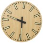 Wall clock with luminous yellow scales and hands Ø30 cm by , Wall clocks - Ref: Foro24-4008403, Price: 17,32 €, Discount: %