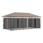 Pavillon mit taupegrauem Moskitonetz 6x3x2,73 m 180 g/m² von vidaXL, Zelte und Pavillons - Ref: Foro24-312253, Preis: 278,92 ...