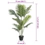 Künstliche Palme aus grünem PP, 120 cm von , Bäume - Ref: Foro24-4010672, Preis: 60,73 €, Rabatt: %