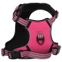 Adjustable pink dog harness with reflective bands. by , Dog products - Ref: Foro24-4013369, Price: 22,99 €, Discount: %