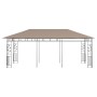 Gazebo with taupe gray mosquito net 6x3x2.73 m 180 g/m² by vidaXL, Tents and gazebos - Ref: Foro24-312253, Price: 279,73 €, D...