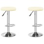 Kitchen stools 2 units synthetic leather cream color by , Kitchen stools - Ref: Foro24-333101, Price: 88,11 €, Discount: %