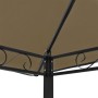 Garden kiosk table and benches taupe gray 180g/m² 2.5x1.5x2.4m by vidaXL, Tents and gazebos - Ref: Foro24-312222, Price: 330,...