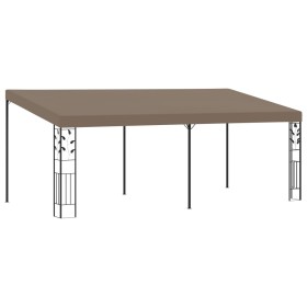 Gazebo with wall mounting taupe gray 6x3x2.5 m by vidaXL, Tents and gazebos - Ref: Foro24-312267, Price: 330,99 €, Discount: %