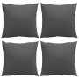 Sofa cushions 4 units in anthracite gray fabric 50x50 cm by , Cushions for chairs and sofas - Ref: Foro24-360381, Price: 48,9...