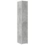 Narrow engineered wood wardrobe in gray concrete, 30x42.5x225 cm by , Sideboards - Ref: Foro24-3281262, Price: 163,85 €, Disc...