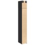 Narrow black engineered wood wardrobe 30x42.5x225 cm by , Sideboards - Ref: Foro24-3281260, Price: 162,58 €, Discount: %