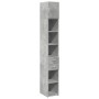 Narrow engineered wood wardrobe in gray concrete, 30x42.5x225 cm by , Sideboards - Ref: Foro24-3281269, Price: 130,93 €, Disc...