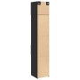 Narrow black engineered wood wardrobe 40x42.5x225 cm by , Sideboards - Ref: Foro24-3281274, Price: 176,68 €, Discount: %