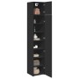 Armario estrecho madera de ingeniería negro 40x42,5x225 cm de , Aparadores - Ref: Foro24-3281281, Precio: 168,82 €, Descuento: %