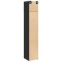 Armario estrecho madera de ingeniería negro 40x42,5x225 cm de , Aparadores - Ref: Foro24-3281281, Precio: 168,82 €, Descuento: %