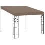 Pavillon mit Wandmontage taupegrau 3x3x2,5 m von vidaXL, Zelte und Pavillons - Ref: Foro24-312265, Preis: 220,43 €, Rabatt: %