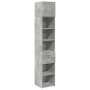 Narrow engineered wood wardrobe in gray concrete, 40x42.5x225 cm by , Sideboards - Ref: Foro24-3281276, Price: 171,60 €, Disc...