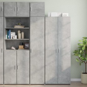 Narrow engineered wood wardrobe in gray concrete, 40x42.5x225 cm by , Sideboards - Ref: Foro24-3281283, Price: 164,17 €, Disc...