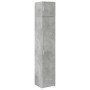 Narrow engineered wood wardrobe in gray concrete, 40x42.5x225 cm by , Sideboards - Ref: Foro24-3281283, Price: 163,94 €, Disc...