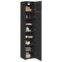 Narrow black engineered wood wardrobe 45x42.5x225 cm by , Sideboards - Ref: Foro24-3281288, Price: 194,18 €, Discount: %