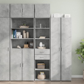 Armario estrecho madera ingeniería gris hormigón 45x42,5x225 cm de , Aparadores - Ref: Foro24-3281297, Precio: 167,56 €, Desc...