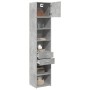 Armario estrecho madera ingeniería gris hormigón 45x42,5x225 cm de , Aparadores - Ref: Foro24-3281297, Precio: 167,99 €, Desc...