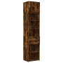 Armario estrecho madera ingeniería roble ahumado 50x42,5x225 cm de , Aparadores - Ref: Foro24-3281312, Precio: 176,24 €, Desc...