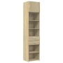 Narrow engineered wood wardrobe in Sonoma oak, 50x42.5x225 cm by , Sideboards - Ref: Foro24-3281310, Price: 176,24 €, Discoun...