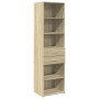 Narrow engineered wood wardrobe in Sonoma oak, 50x42.5x225 cm by , Sideboards - Ref: Foro24-3281310, Price: 176,24 €, Discoun...