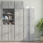 Narrow engineered wood wardrobe in gray concrete, 50x42.5x225 cm by , Sideboards - Ref: Foro24-3281304, Price: 194,99 €, Disc...