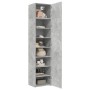 Narrow engineered wood wardrobe in gray concrete, 50x42.5x225 cm by , Sideboards - Ref: Foro24-3281304, Price: 194,99 €, Disc...