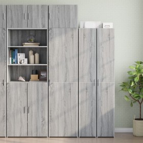 Narrow Sonoma Grey Engineered Wood Wardrobe 50x42.5x225 cm by , Sideboards - Ref: Foro24-3281306, Price: 200,99 €, Discount: %