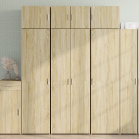 Armario de madera de ingeniería roble Sonoma 70x42,5x225 cm de , Aparadores - Ref: Foro24-3281331, Precio: 237,99 €, Descuent...