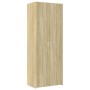 Engineered wood wardrobe in Sonoma oak, 70x42.5x225 cm by , Sideboards - Ref: Foro24-3281331, Price: 246,19 €, Discount: %