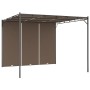 Garden gazebo with taupe gray side curtain 3x3x2.25 m by vidaXL, Tents and gazebos - Ref: Foro24-312263, Price: 225,83 €, Dis...