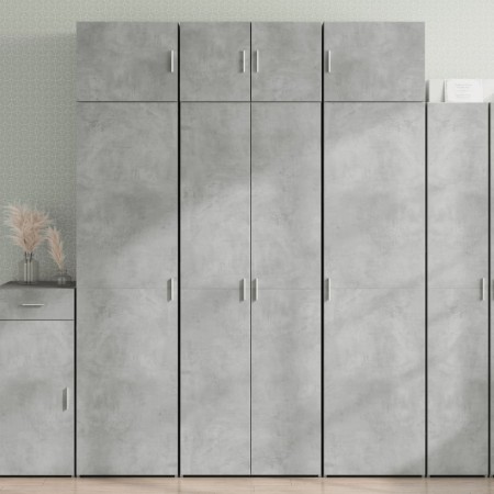 Grau-betonfarbener Schrank aus Holzwerkstoff 70x42,5x225 cm. von , Sideboards - Ref: Foro24-3281325, Preis: 219,65 €, Rabatt: %