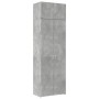 Armario de madera de ingeniería gris hormigón 70x42,5x225 cm de , Aparadores - Ref: Foro24-3281325, Precio: 221,21 €, Descuen...