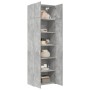 Armario de madera de ingeniería gris hormigón 70x42,5x225 cm de , Aparadores - Ref: Foro24-3281325, Precio: 221,21 €, Descuen...