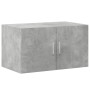 Armario de madera de ingeniería gris hormigón 70x42,5x225 cm de , Aparadores - Ref: Foro24-3281325, Precio: 221,21 €, Descuen...