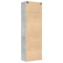 Armario de madera de ingeniería gris hormigón 70x42,5x225 cm de , Aparadores - Ref: Foro24-3281325, Precio: 221,21 €, Descuen...